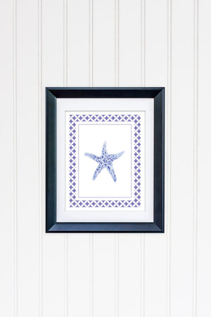 Blue Starfish Framed | Fine Art Print