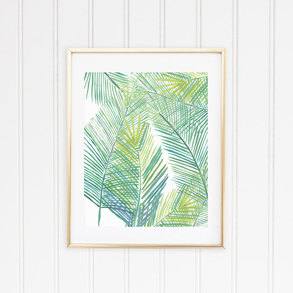 Tropical Fern Framed | Fine Art Print