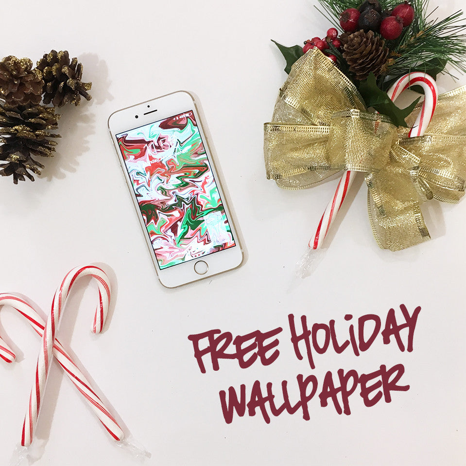 Free Holiday iPhone Wallpaper from Shelby Dillon Studio