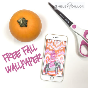 Free Elephant Wallpaper from Shelby Dillon Studio