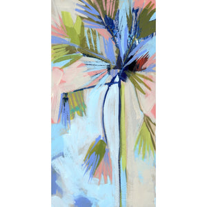 12x6" Holiday Palm no. 13 - Acrylic Painting on Panel