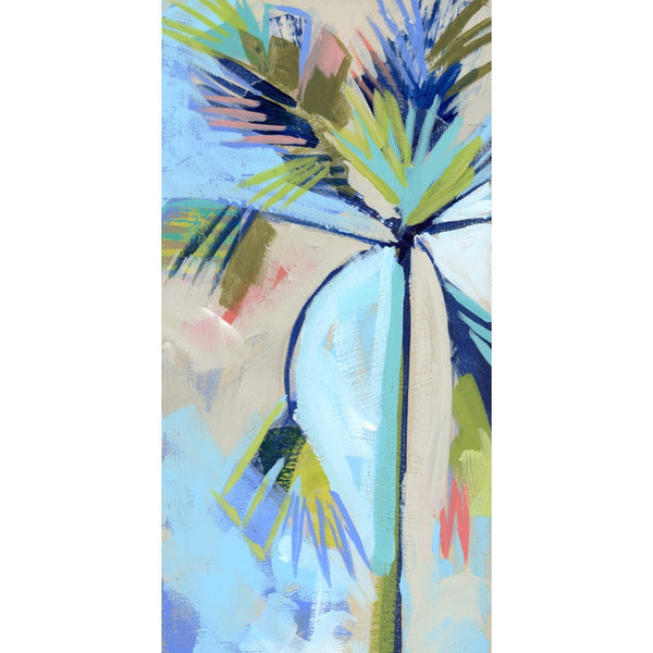 12x6" Holiday Palm no. 15 - Acrylic Painting on Panel