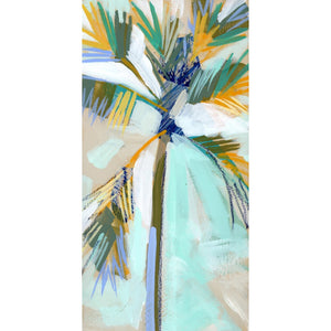 12x6" Holiday Palm no. 2 - Acrylic Painting on Panel