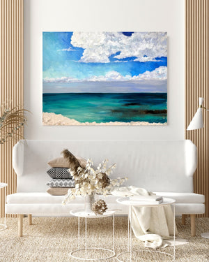 Sea Salt - 36x48” Horizontal Painting