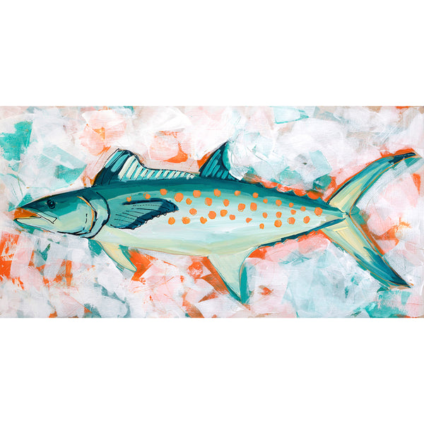 12x24" Fish 2022 no. 18 - Mackerel - Acrylic Painting on Panel