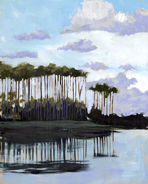 Loblolly Reflections - 16x20” Vertical Painting