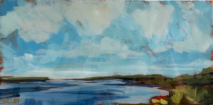 Marsh #19 -6x12” Horizontal Painting