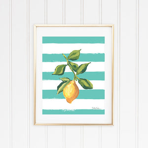 4 Limoncello Lemon Wall Art Prints