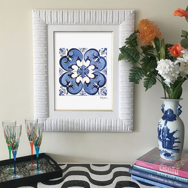 Spanish Azulejo Tile Art Print