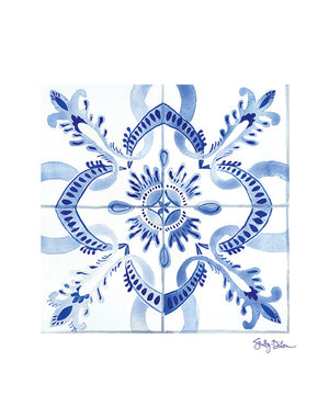 Moroccan Tile Art Print | Unframed