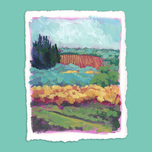 Art On Fire 2021 - Day 42 - 8x10" Painting on paper