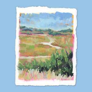 Art On Fire 2021 - Day 4 - 8x10" Painting on paper