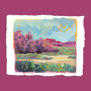 Art On Fire 2021 - Day 5 - 8x10" Painting on paper