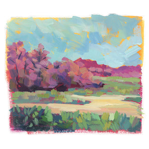 Art On Fire 2021 - Day 5 - 8x10" Painting on paper