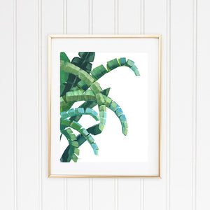 Banana Leaf Wall Art Print