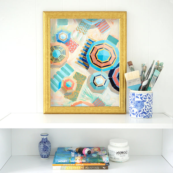 Beachy Keen - vertical giclée print