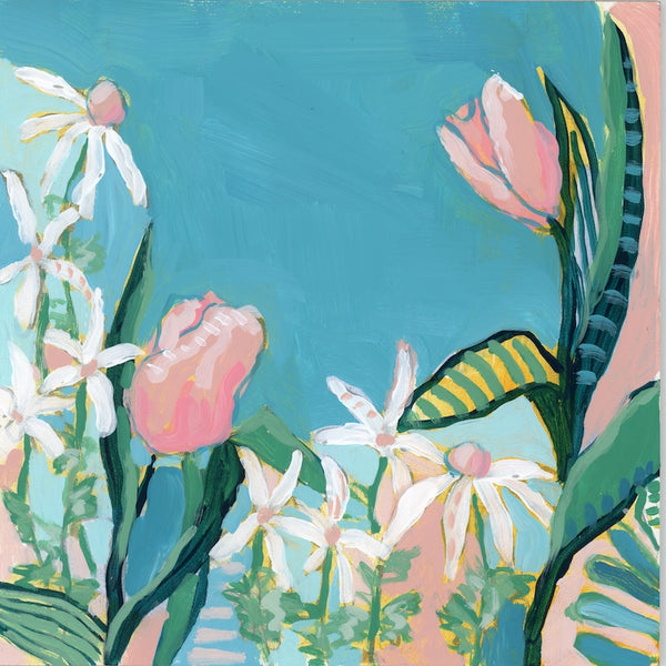 Return to Eden - Mini Garden Day 11 - 6x6" painting