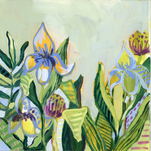 Return to Eden - Mini Garden Day 5 - 6x6" painting