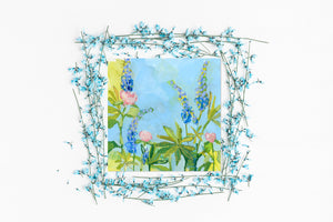 Return to Eden - Mini Garden Day 8 - 6x6" painting