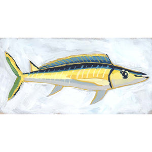Holiday Fish Painting no. 11 - Wahoo - 6x12" Painting
