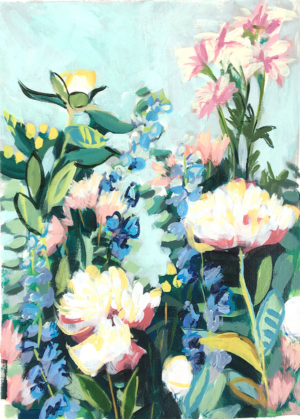 Wild Garden No. 10 - 12x16"