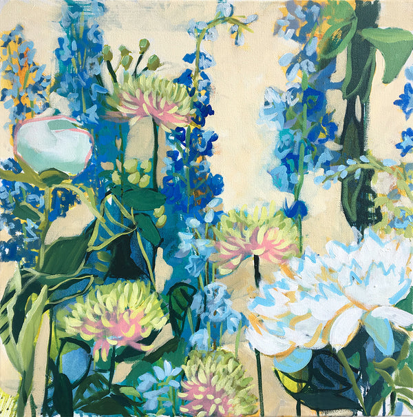 Wild Garden No. 14 - 24x24" square