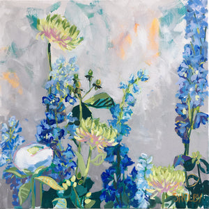 Wild Garden No. 16 - 24x24" square