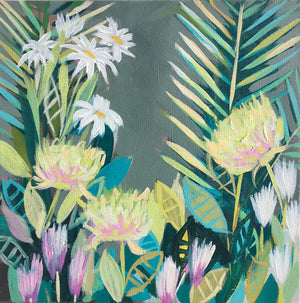 Wild Garden No. 19 - 12x12" square