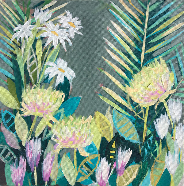 Wild Garden No. 19 - 12x12" square