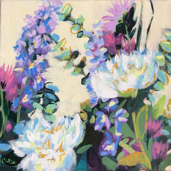Wild Garden No. 1 - 12x12" square