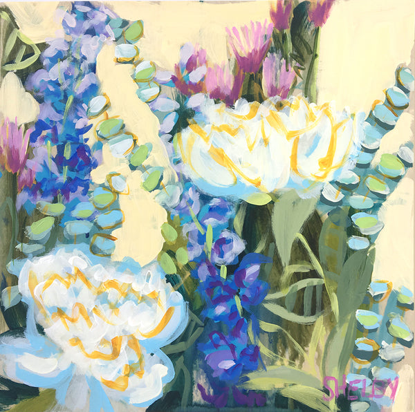 Wild Garden No. 20 - 12x12" square