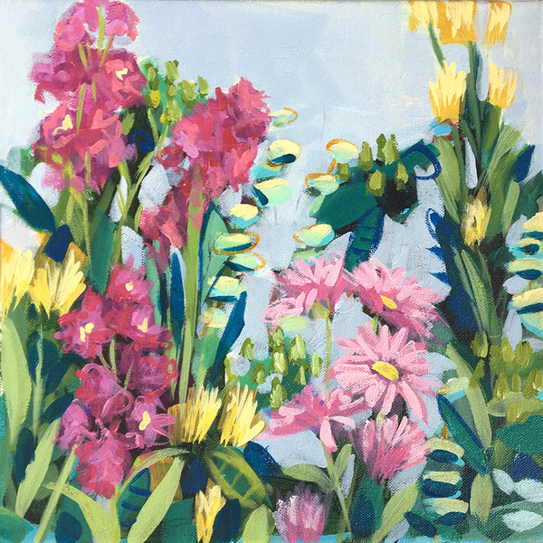 Wild Garden No. 5 - 12x12" square