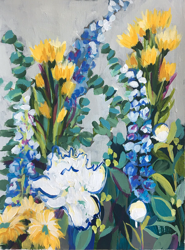 Wild Garden No. 7 - 12x16"