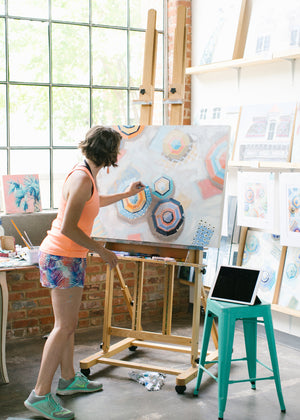 Weekly Painting Lesson - Class Materials - Featured on Art After Dark