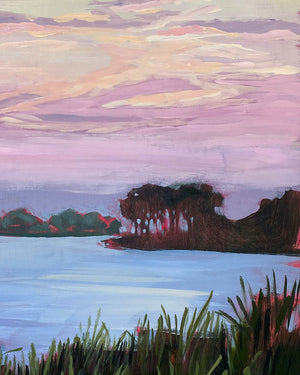 Lowcountry Evening - 16x20” Vertical Painting - SALT Collection