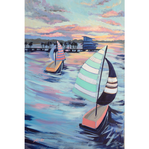 Mainsail 2021 Limited Edition Framed Print - 24x36" Vertical - Enhanced Giclée