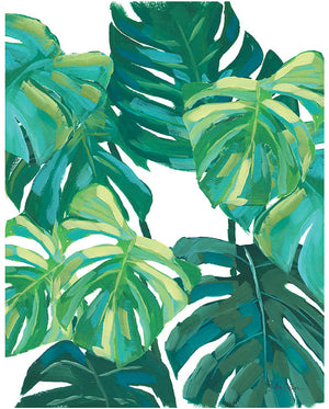 Monstera Leaf Art Print - Shelby Dillon Studio