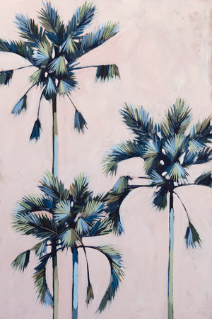 Pink Paradise - 34x46" Framed Giclee Print