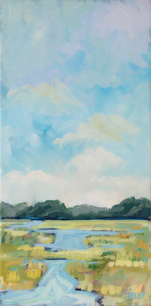 The Prince of Tides III - 18x36” Vertical Painting