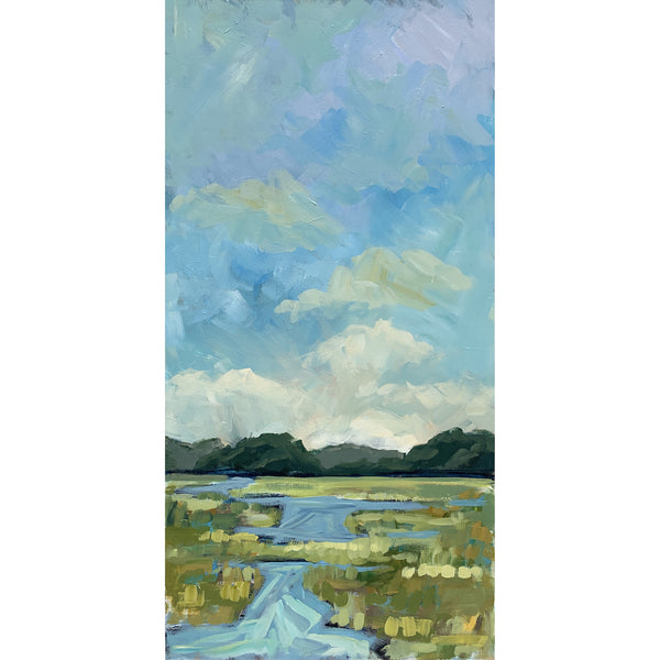 The Prince of Tides III - 18x36” Vertical Painting