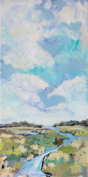 The Prince of Tides II - 18x36” Vertical Painting