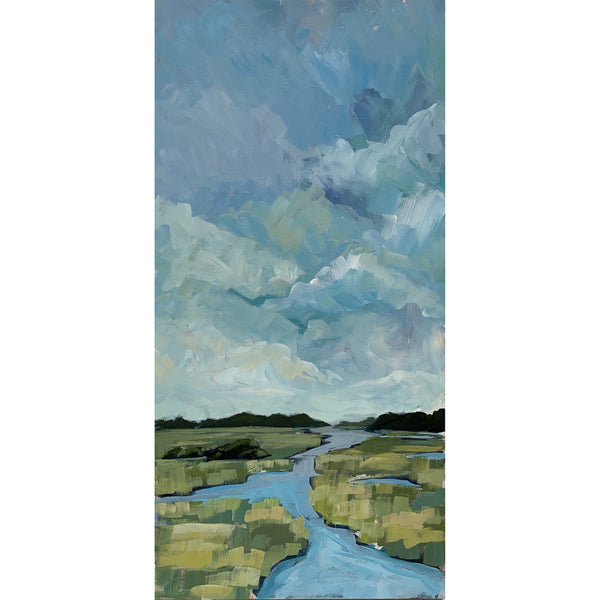 The Prince of Tides I - 18x36” Vertical Painting