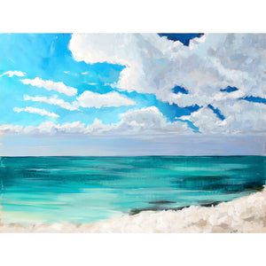 Sea Salt - 34x40" Framed Giclee Print