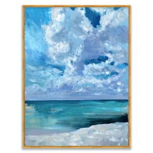 Sea Salt - 30x40” Vertical Painting - SALT Collection