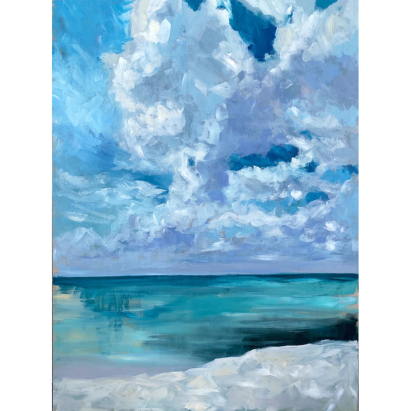 Sea Salt - 30x40” Vertical Painting - SALT Collection