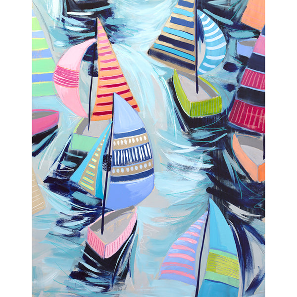 Ship Happens - 16x19" Framed Vertical Giclée Print