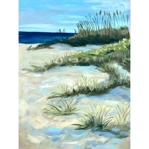 Steps Away From Sanctuary - 18x24” Vertical Painting - SALT Collection