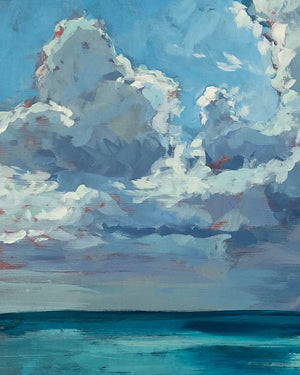 Tidal Meditation - 18x24” Vertical Painting - SALT Collection