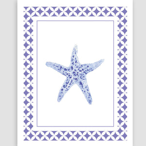 Blue Starfish Unframed | Fine Art Print